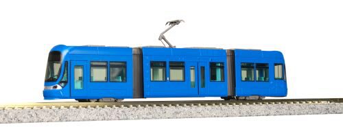 Kato K14805-1 Moderner Straßenbahn-Gelenktriebwagen, Ep.V-VI, blau